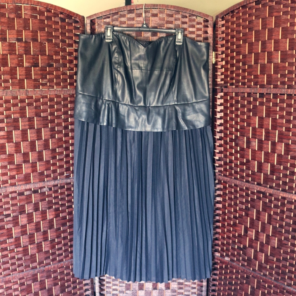 Plus Size Strapless Dress